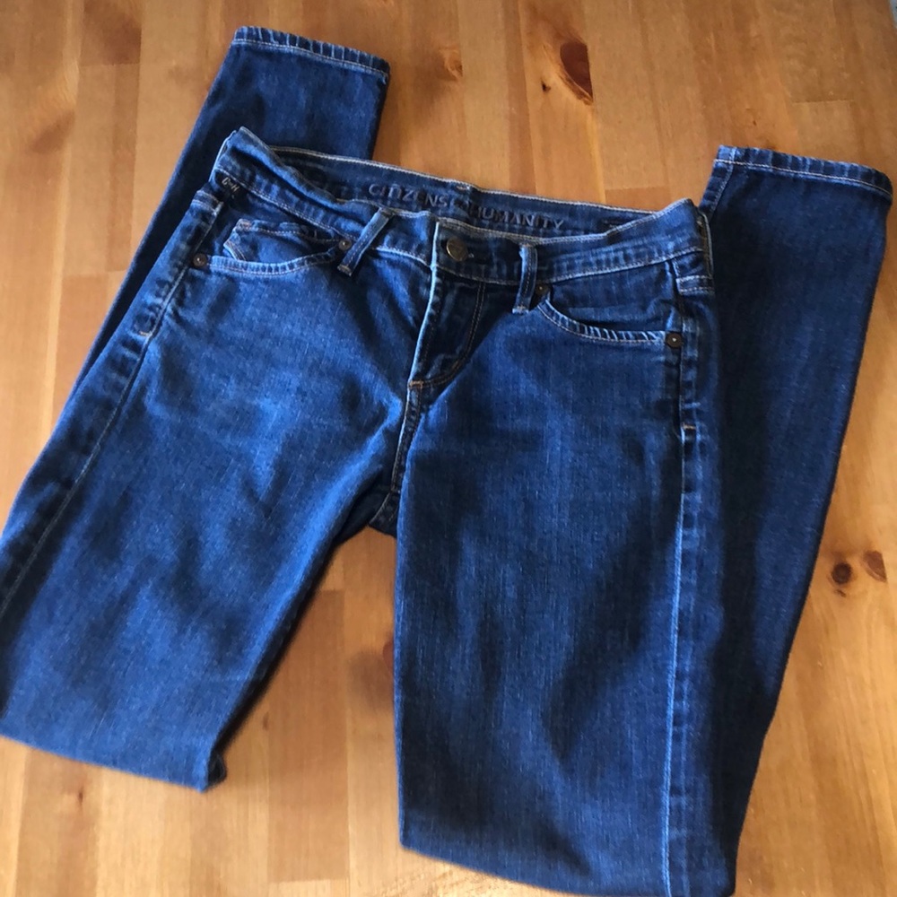 Citizens of humanity low rise skinny jean